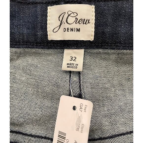 NWT J. Crew Vintage Straight Trouser Jean in Deep Sea Wash, Size 32 - Picture 7 of 8